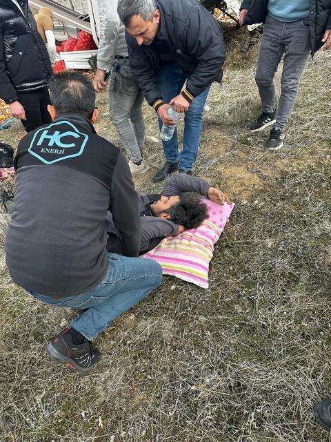 BAŞKENT'TE KAMYON KAZASI: 5 YARALI