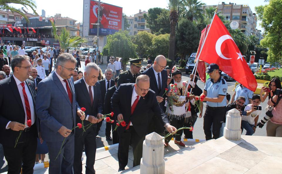 AYDIN'IN DÜŞMAN İŞGALİNDEN KURTULUŞUNUN 102. YILDÖNÜMÜ KUTLANDI