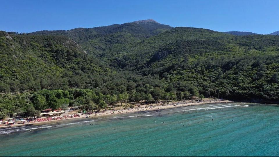 KUŞADASI'NDA MİLLİ PARK'TA YANGINA KARŞI TEDBİRLER ALDI