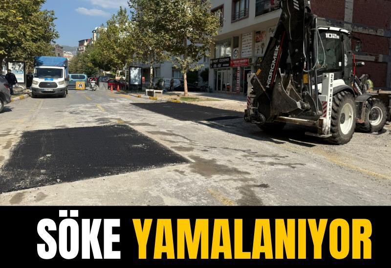 Söke yamalanıyor