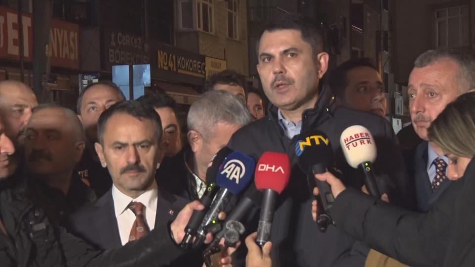 Bakan Kurum: 16 bina tahliye edildi