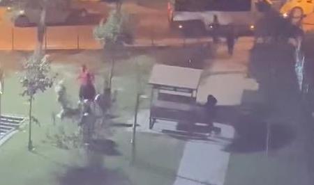 ARNAVUTKÖY'DE KIZ KAVGASINDA YUMRUKLAR HAVADA UÇUŞTU ARNAVUTKÖY'DE ÇOCUK PARKINDA GERÇEKLEŞEN KIZ KAVGASI KAMERADA