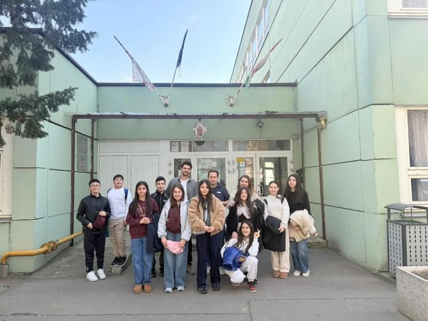 Yenipazarlı öğrenciler Erasmus ile Budapeşte'de eğitim deneyimi yaşadı