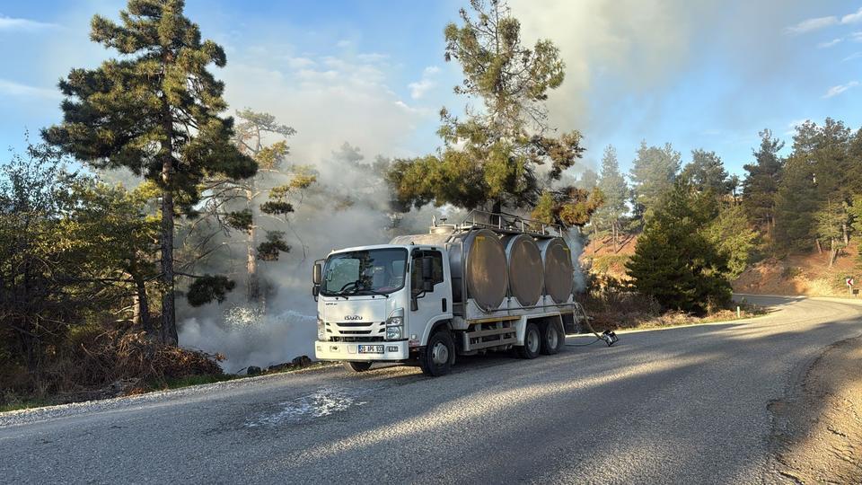 Alevlere sütle müdahale etti