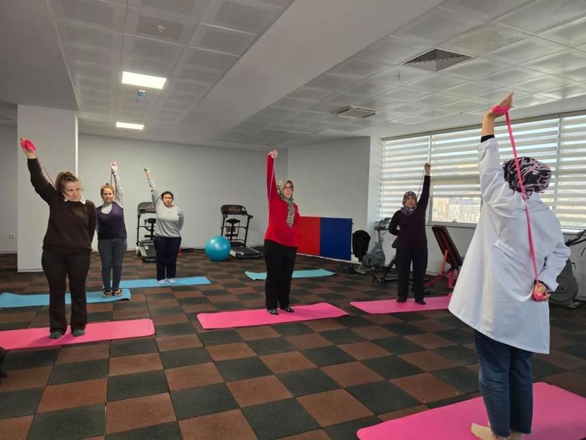 Nazilli'de kadınlar güne sporla başlıyor