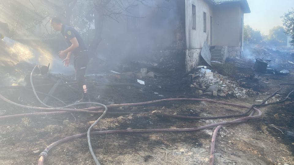 Didim’de makilik ve zeytinlik yangını korkuttu