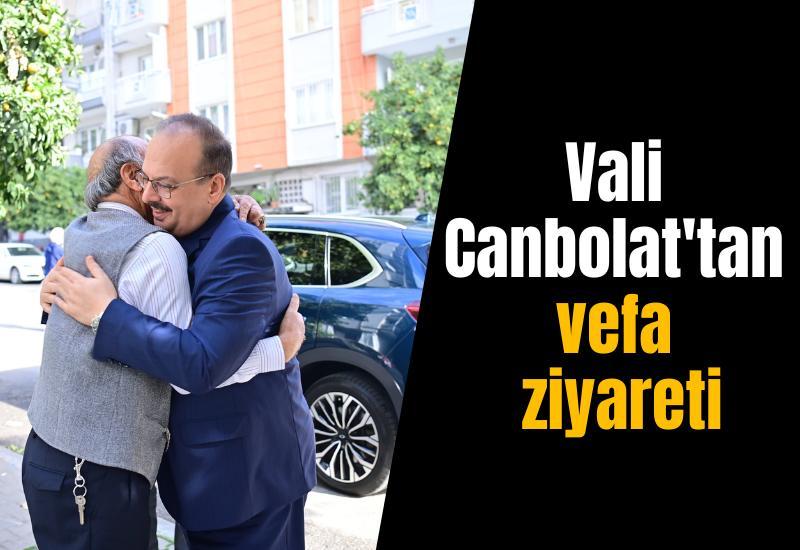 Vali Canbolat'tan vefa ziyareti