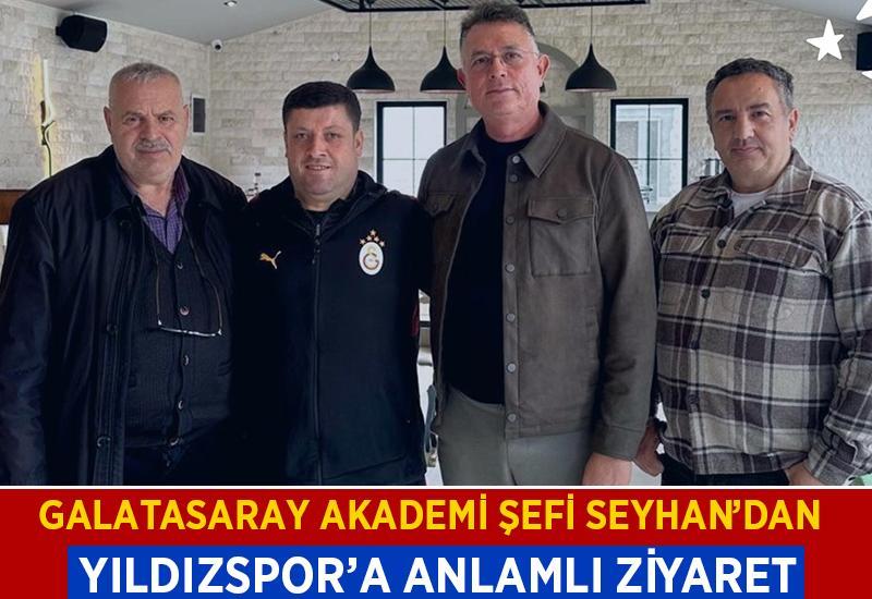 Galatasaray futbol akademi şefinden Yıldızspor'a anlamlı ziyaret