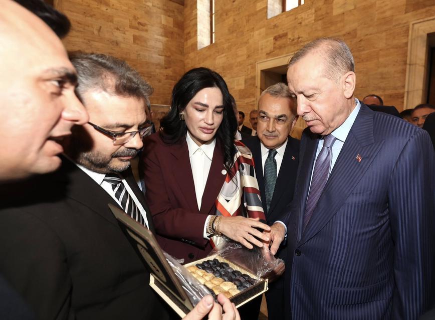 Aydın inciri Erdoğan'a ikram edildi