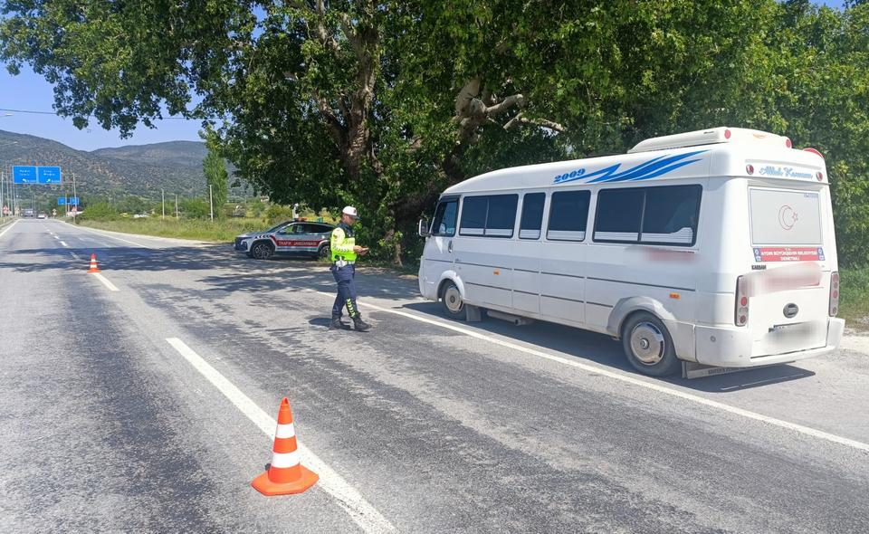 Aydın’da 110 araç trafikten men edildi