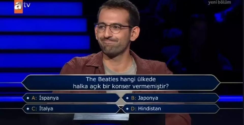 'The Beatles hangi ülkede halka açık bir konser vermemiştir?'