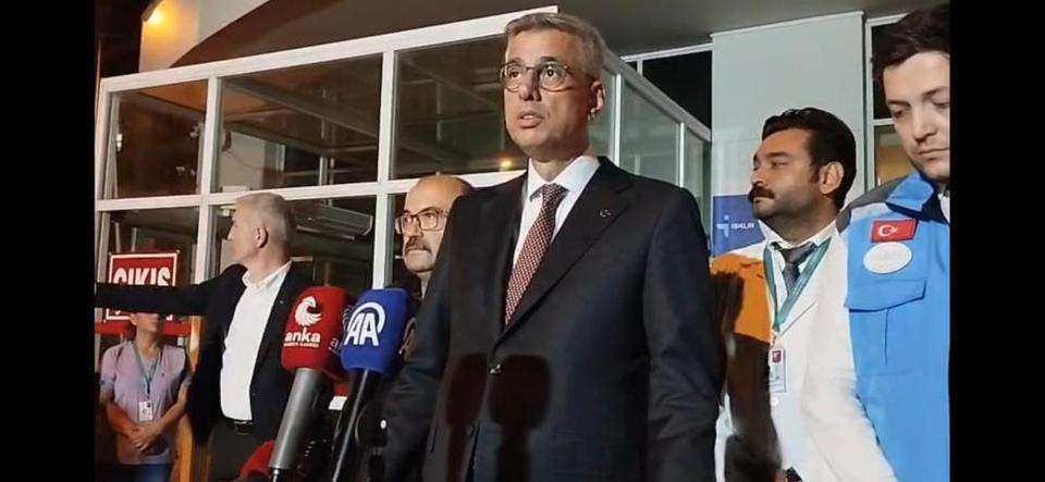 Bakan Memişoğlu deprem bölgesinde