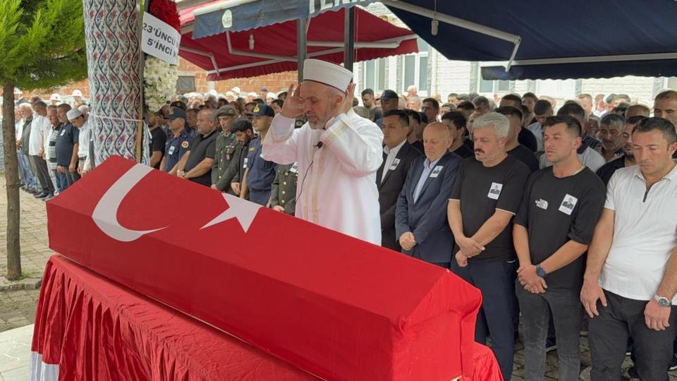 Kazada hayatını kaybeden uzman çavuş toprağa verildi
