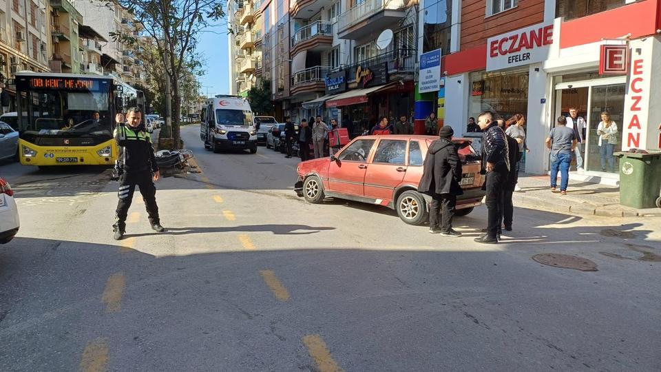 AYDIN'DA TRAFİK KAZASI: 2 YARALI