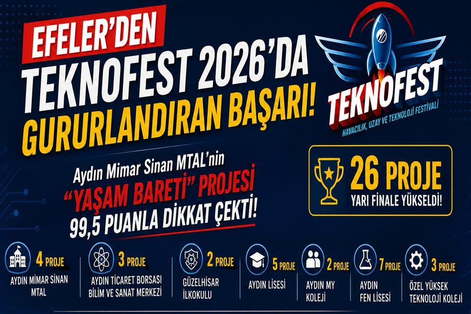 Efeler’den TEKNOFEST 2026’da gururlandıran başarı