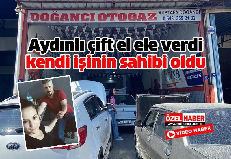 Aydınlı çift el ele verdi, kendi işinin sahibi oldu