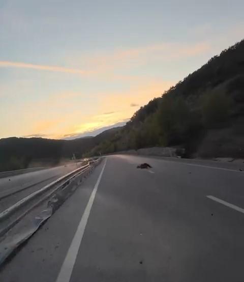 Motosiklet kazasında acı son