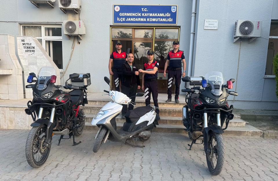 Aydın’da çalıntı motosiklet ile ekiplere yakalandı