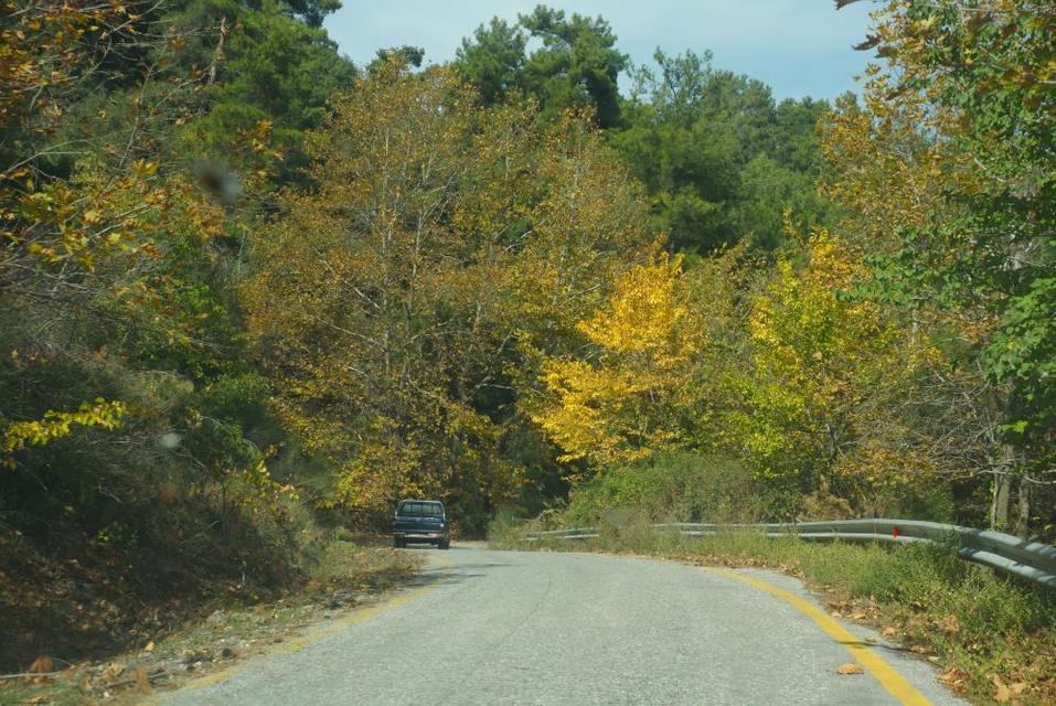 Aydın dağları sonbahara kucak açtı