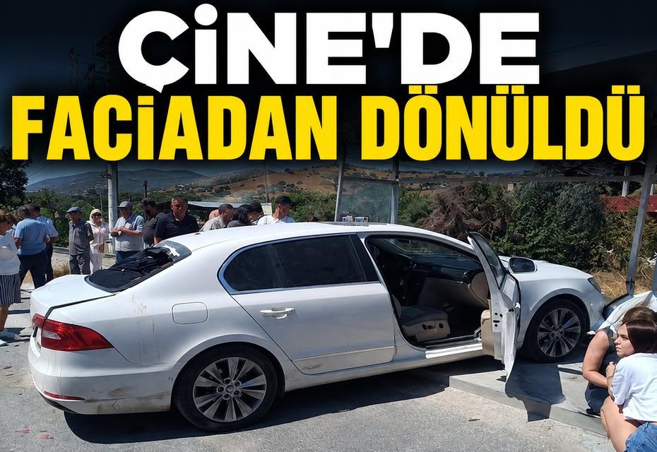Çine’de faciadan dönüldü