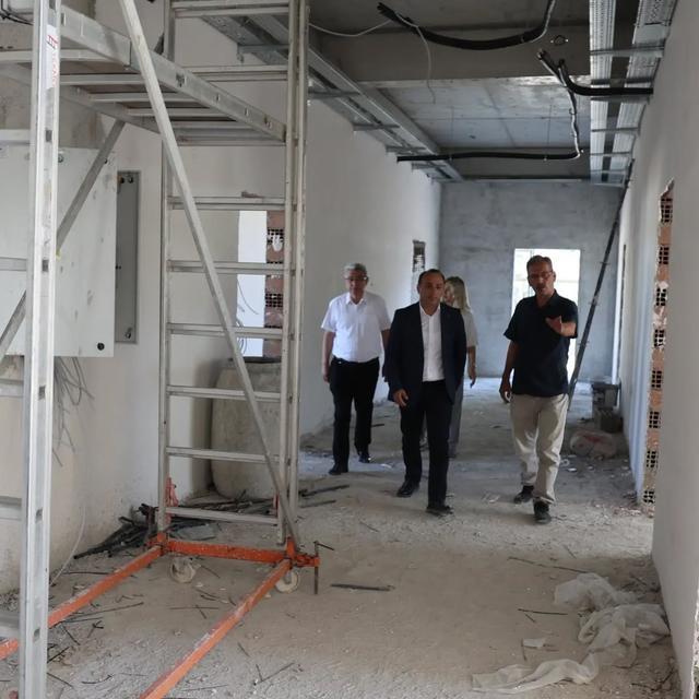 Çine'deki 71 yıllık okulun yerinde yenisi yükseliyor