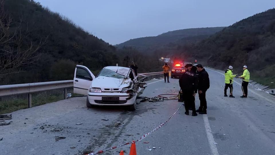 İftar saatinde feci kaza: 1 ölü, 2 yaralı