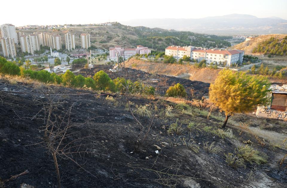 Pamukkale'de bir yangın daha