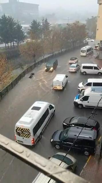 ESENYURT'TA SUYA KAPILAN KADIN BÖYLE SÜRÜKLENDİ