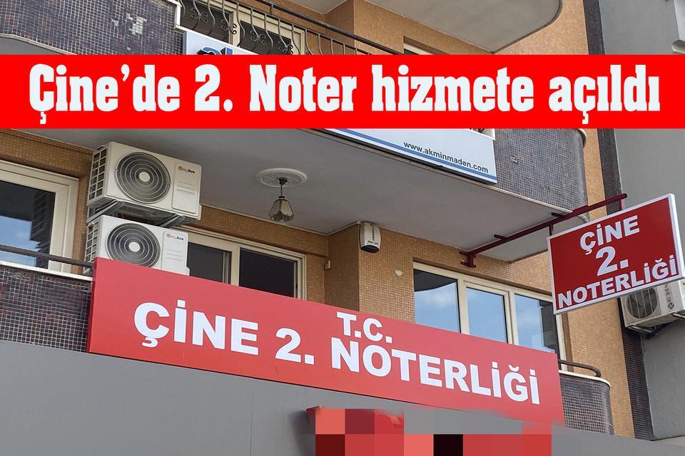 Çine’de 2. Noter hizmete açıldı