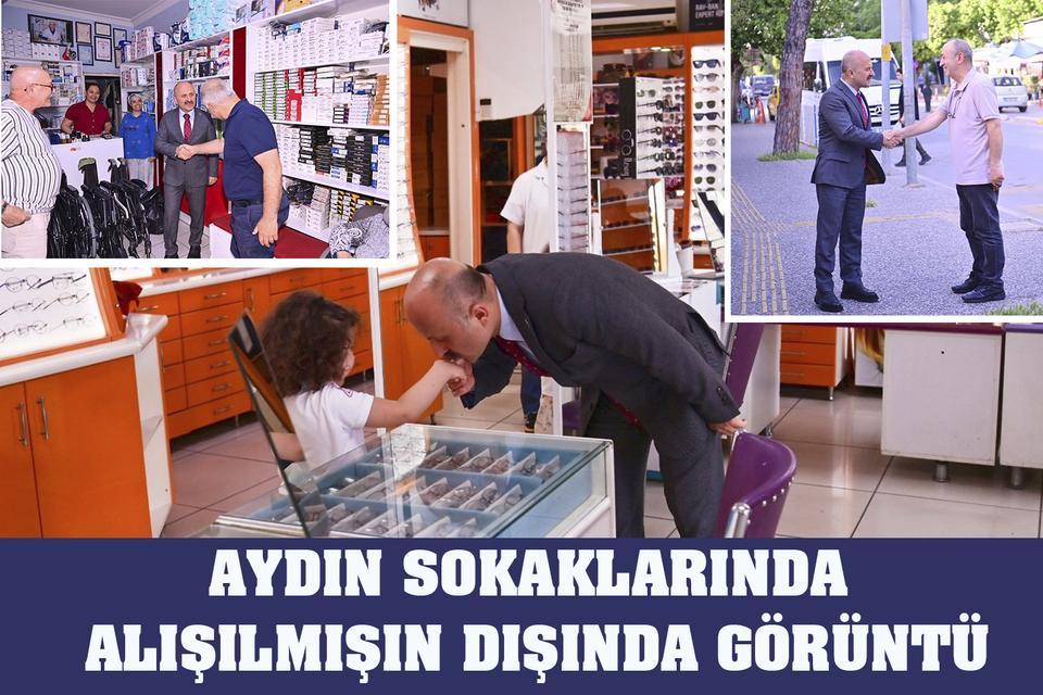 Aydın sokaklarında alışılmışın dışında görüntü