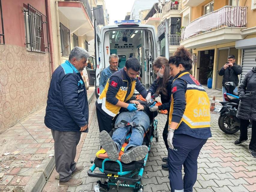 Aydın'da klima motoru yerinden çıktı işçi yere çakıldı