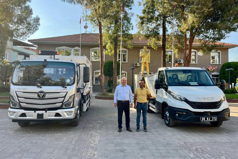 Çine Belediyesi, araç filosunu güçlendirmeye devam ediyor