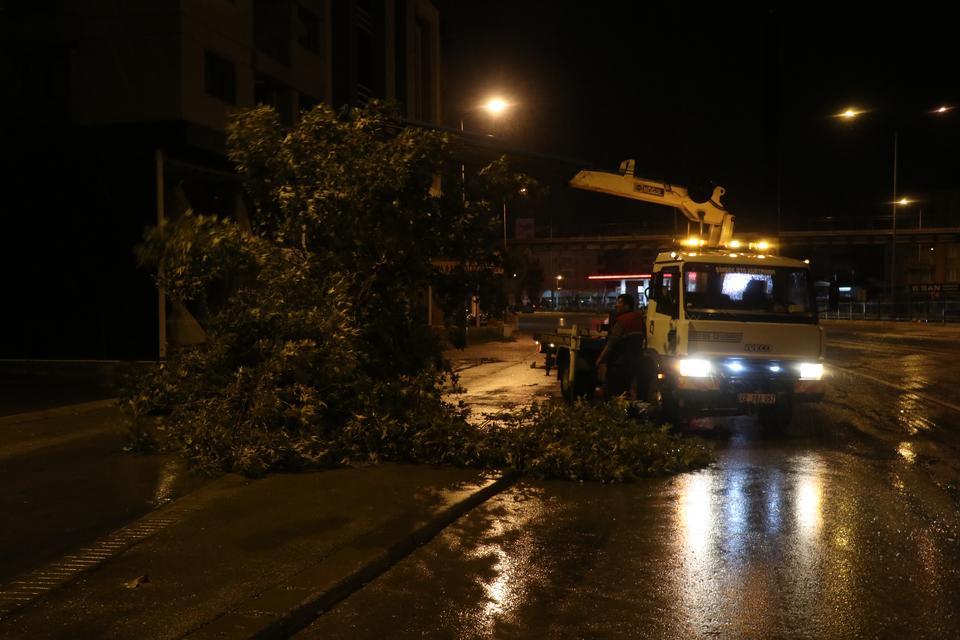 Denizli'de kuvvetli rüzgar etkili oluyor