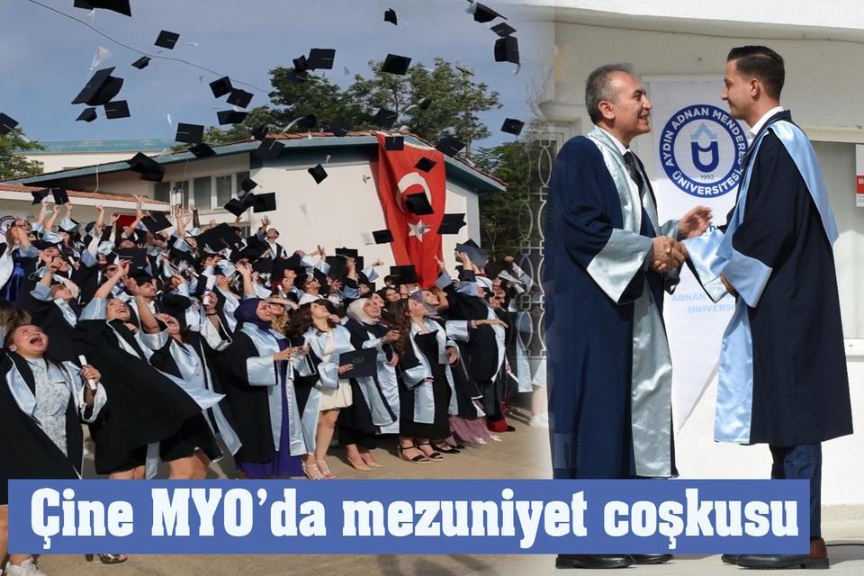 Çine MYO’da mezuniyet coşkusu