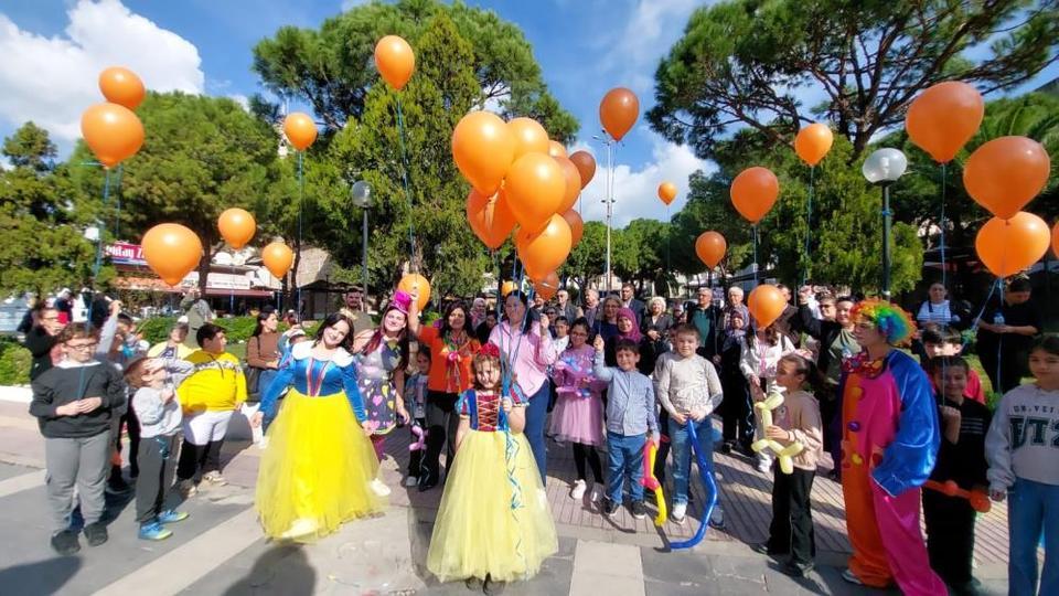 Söke'de Lösemi'yi atlatan Masal’ın Umudu Gökyüzüne Uçtu