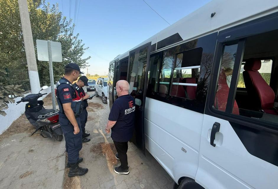 Aydın’da okul servislerine sıkı denetim