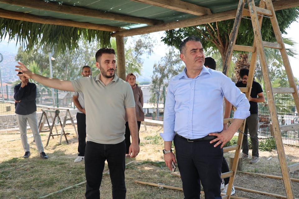 Koçarlı'da Millet Bahçesi'ne yeni cemiyet alanı