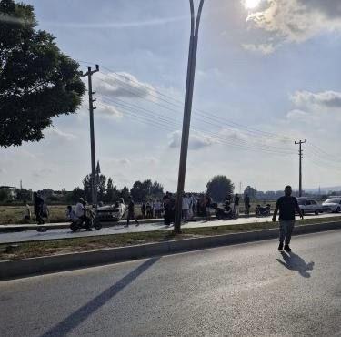 Otomobil direğe çarptı: 1 ölü