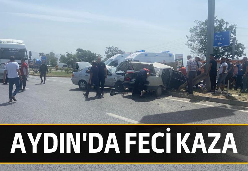 Aydın'da feci kaza