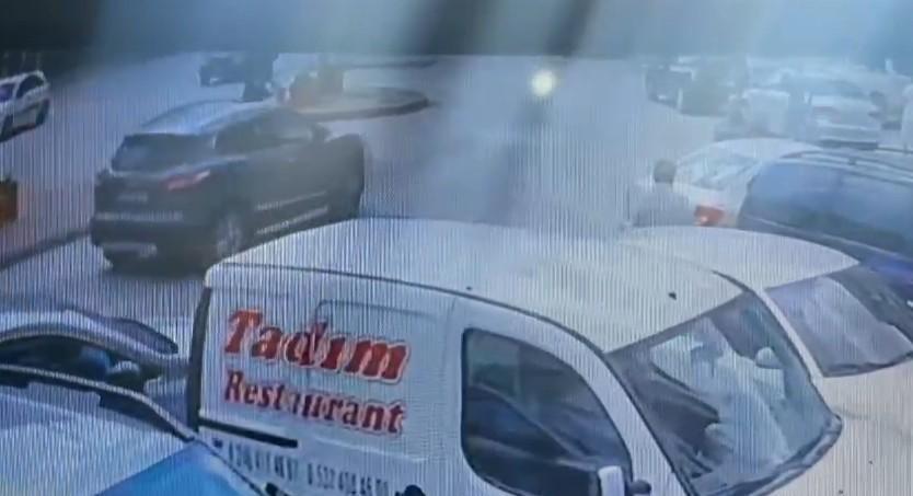 Otomobil ile motosiklet çarpıştı: 1 yaralı