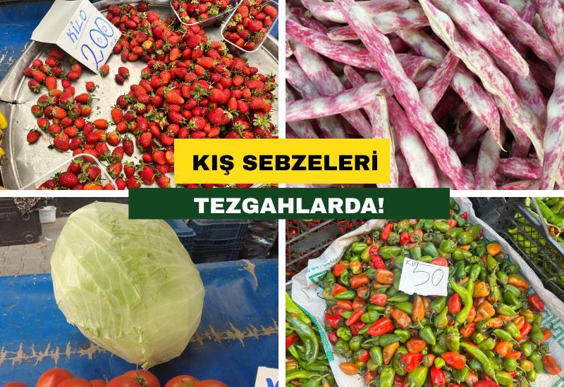 Aydın’da kış sebzeleri tezgahlarda yerini aldı