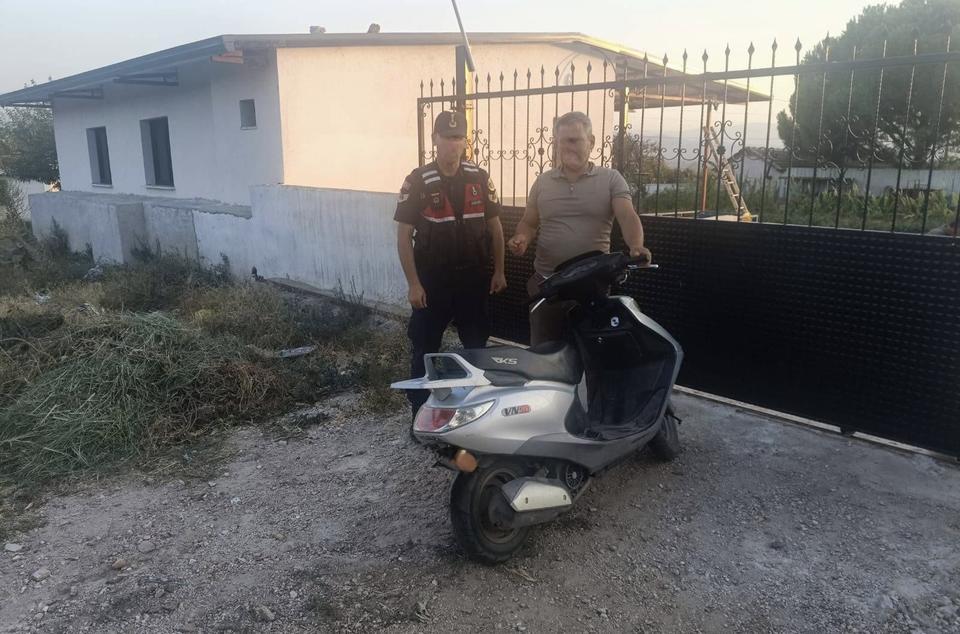 Çine’de çalınan motosiklet sahibine teslim edildi