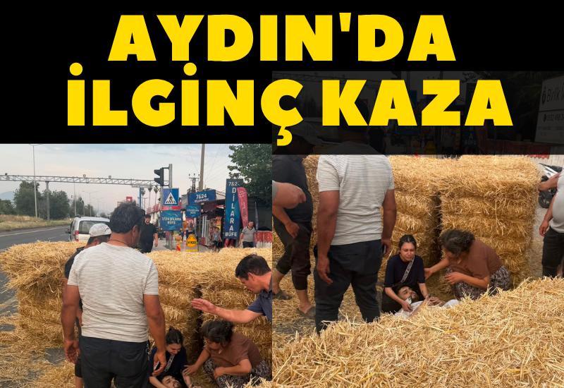 Aydın'da ilginç kaza