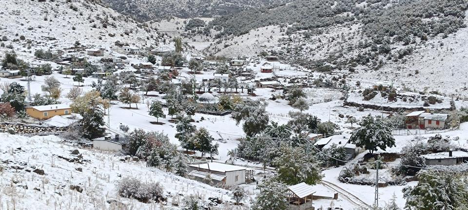 Antalya'nın yüksek kesimleri karla kaplandı
