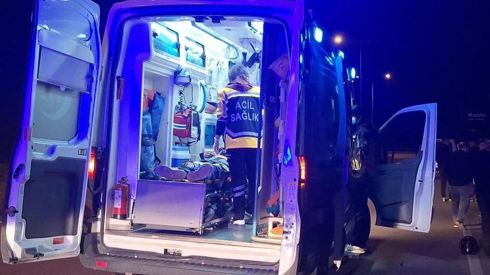 Motosiklet kazası: 2 yaralı