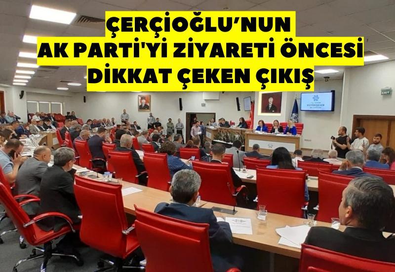 Çerçioğlu'nun AK Parti'yi ziyareti öncesi dikkat çeken çıkış