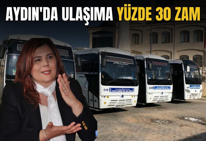 Aydın'da ulaşıma yüzde 30 zam