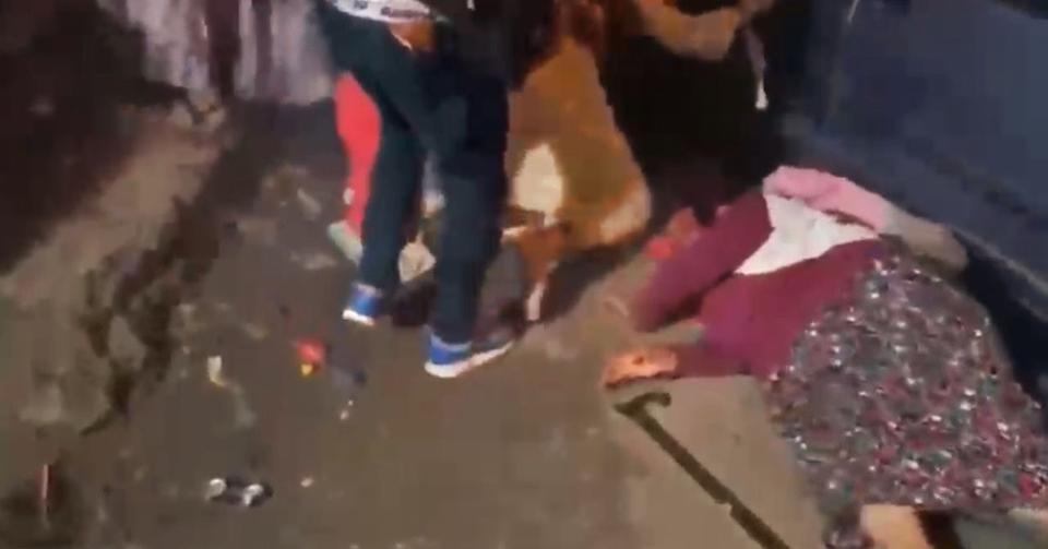 Düğünde korku dolu anlar