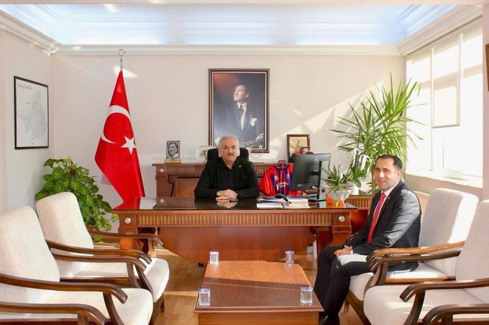 Müdür Türkoğlu Kaymakam Akça ile bir araya geldi