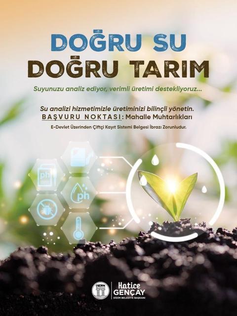 Didim Belediyesi'nden çiftçilere tarımsal destek